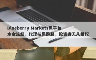 Blueberry Markets黑平台本金冻结，代理拉黑跑路，投资者无从维权