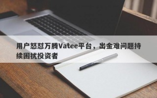 用户怒怼万腾Vatee平台，出金难问题持续困扰投资者