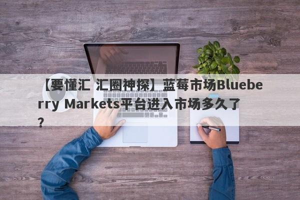 【要懂汇 汇圈神探】蓝莓市场Blueberry Markets平台进入市场多久了？
-第1张图片-要懂汇圈网