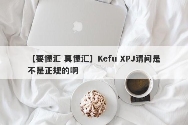 【要懂汇 真懂汇】Kefu XPJ请问是不是正规的啊
-第1张图片-要懂汇圈网