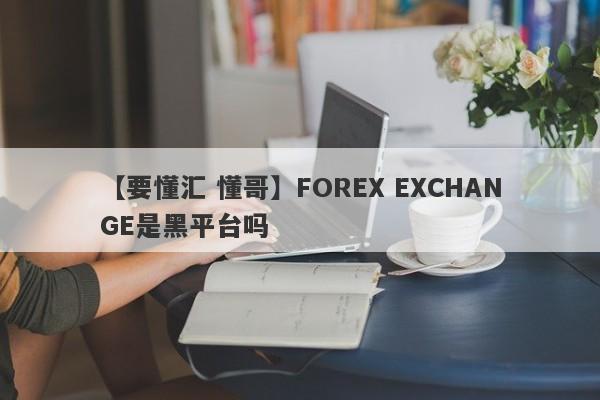 【要懂汇 懂哥】FOREX EXCHANGE是黑平台吗
-第1张图片-要懂汇圈网