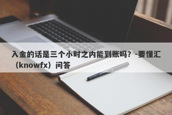 入金的话是三个小时之内能到账吗？-要懂汇（knowfx）问答-第1张图片-要懂汇圈网