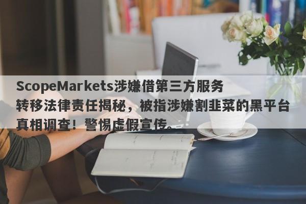 ScopeMarkets涉嫌借第三方服务转移法律责任揭秘，被指涉嫌割韭菜的黑平台真相调查！警惕虚假宣传。-第1张图片-要懂汇圈网