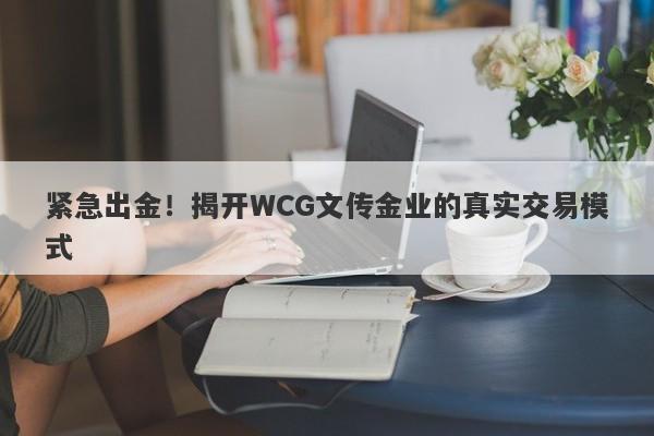 紧急出金！揭开WCG文传金业的真实交易模式-第1张图片-要懂汇圈网